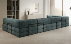Designer Sofa Lazy U in Cord