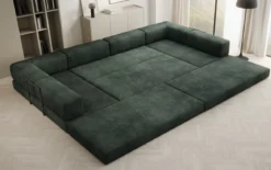 Designer Sofa Lazy U in Cord