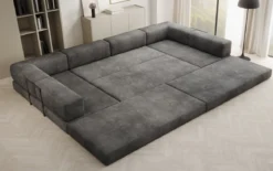 Designer Sofa Lazy U in Cord
