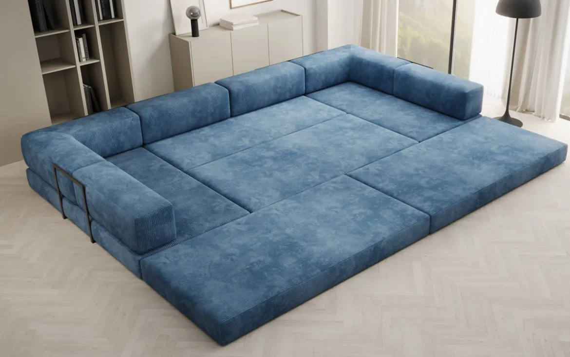 Designer Sofa Lazy U in Cord