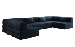 Designer Sofa Lazy U in Samt