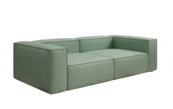 Designer Sofa Lesley 3 Sitzer in Echtleder