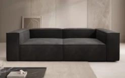 Designer Sofa Lesley 3 Sitzer in Samt