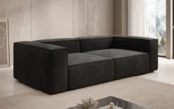Designer Sofa Lesley 3 Sitzer in Samt