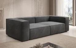 Designer Sofa Lesley 3 Sitzer in Samt