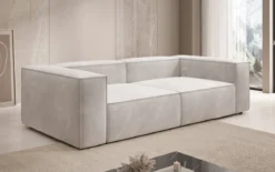 Designer Sofa Lesley 3 Sitzer in Samt