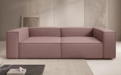 Designer Sofa Lesley 3 Sitzer in Stoff