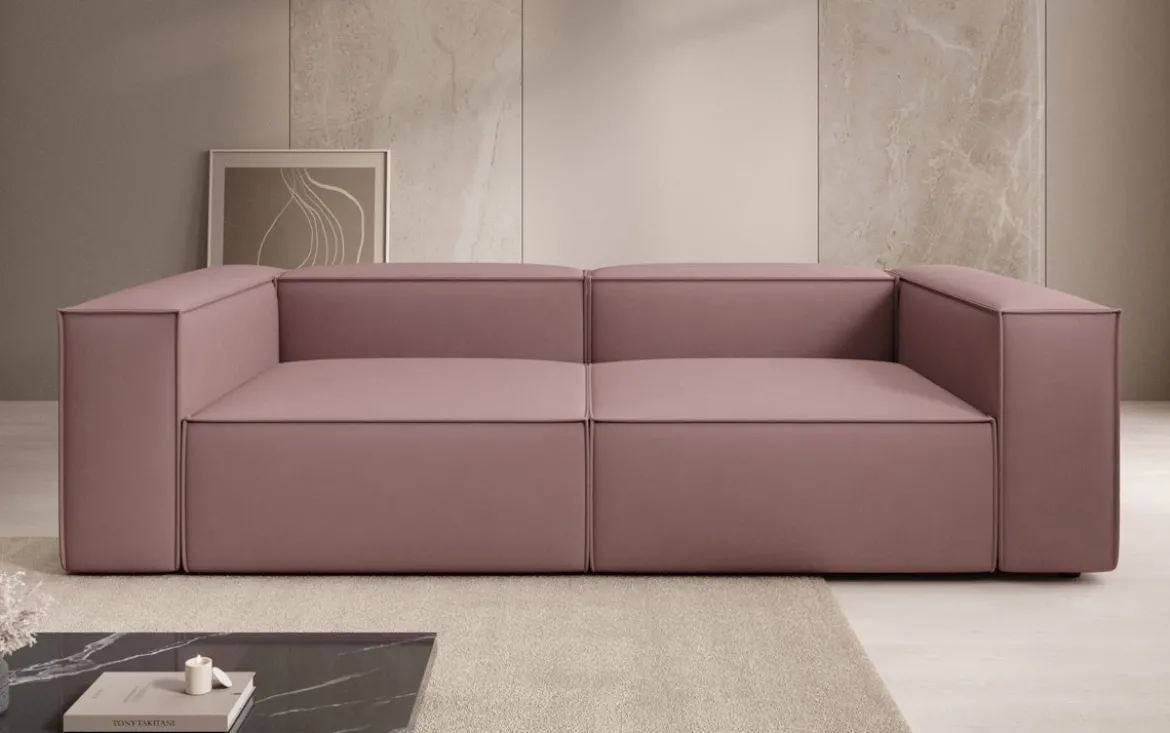 Designer Sofa Lesley 3 Sitzer in Stoff