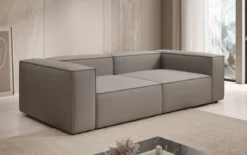 Designer Sofa Lesley 3 Sitzer in Stoff