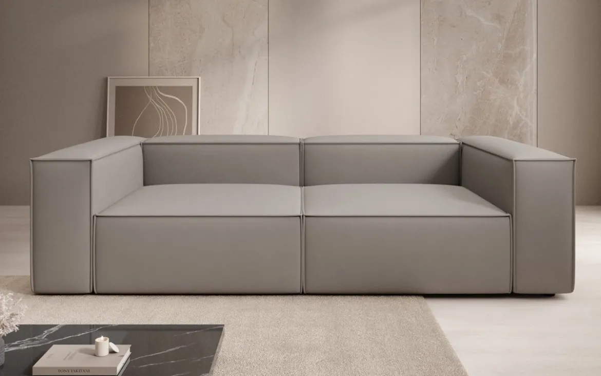Designer Sofa Lesley 3 Sitzer in Stoff