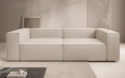 Designer Sofa Lesley 3 Sitzer in Stoff