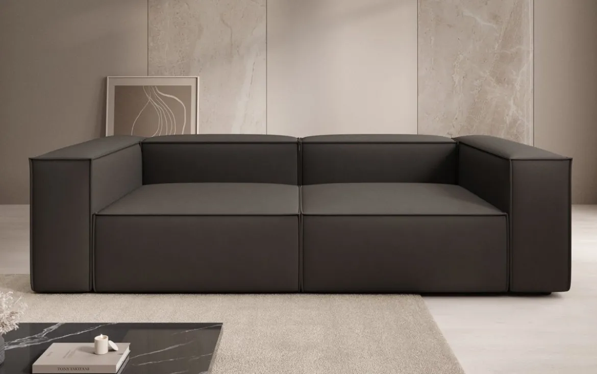 Designer Sofa Lesley 3 Sitzer in Stoff