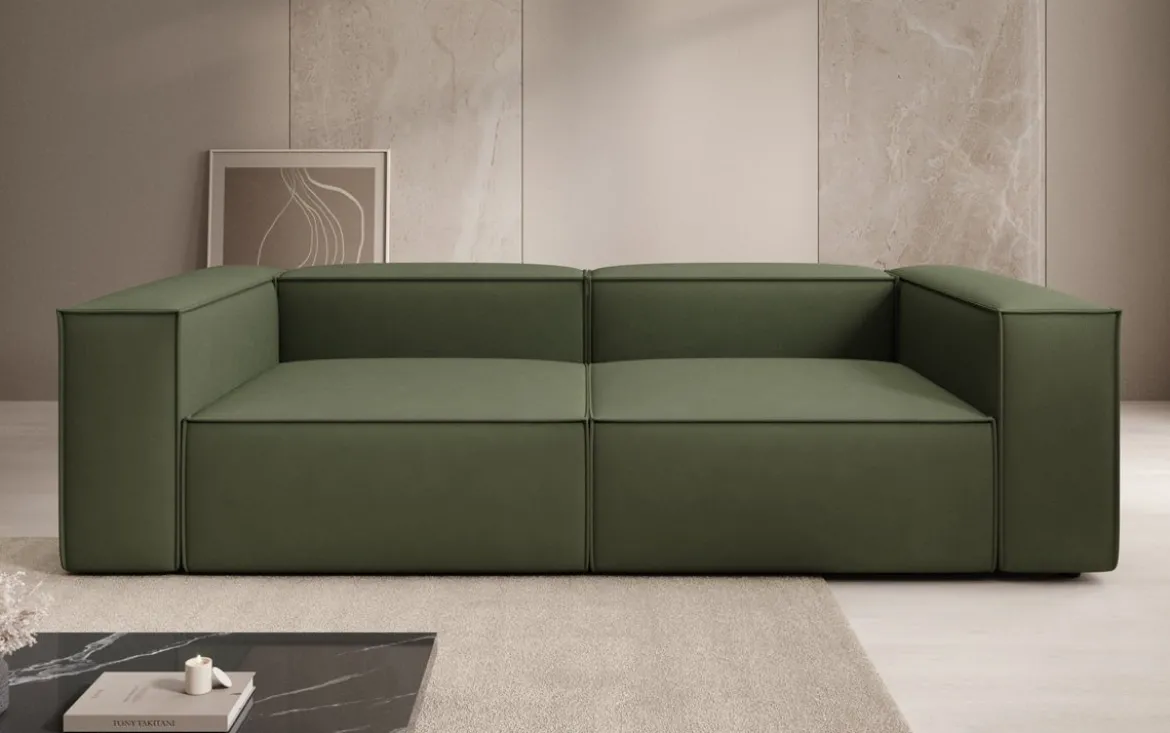 Designer Sofa Lesley 3 Sitzer in Stoff