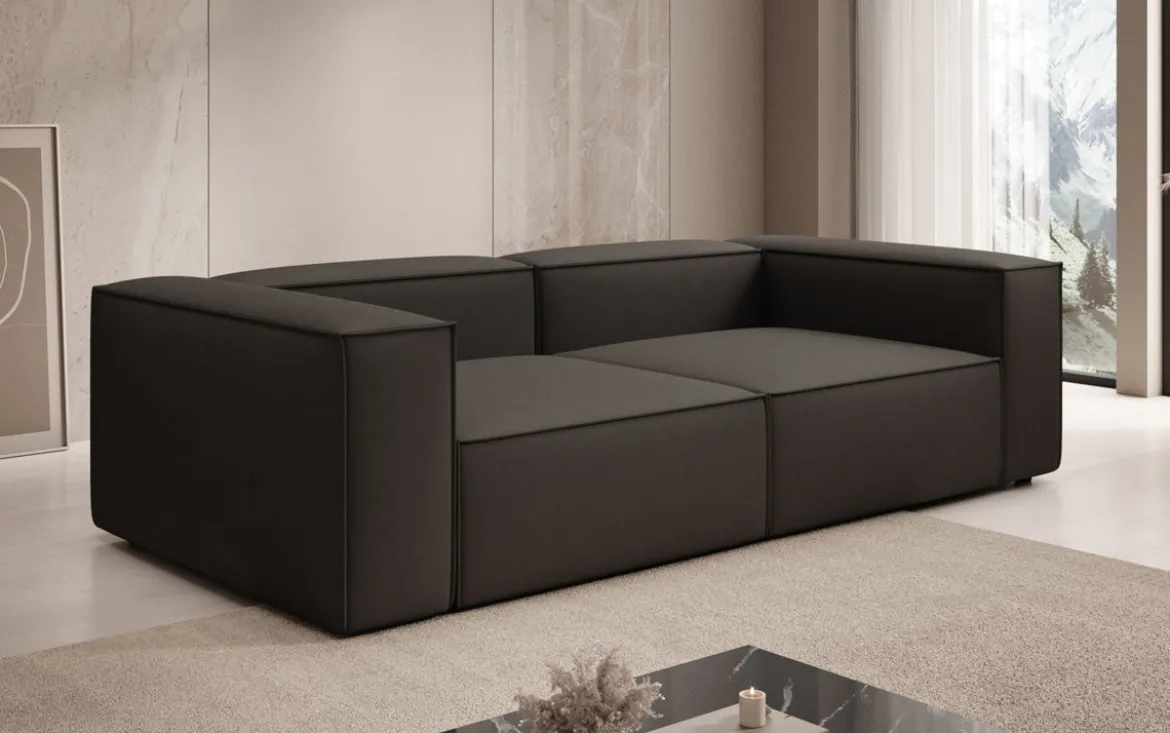 Designer Sofa Lesley 3 Sitzer in Stoff