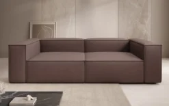 Designer Sofa Lesley 3 Sitzer in Stoff