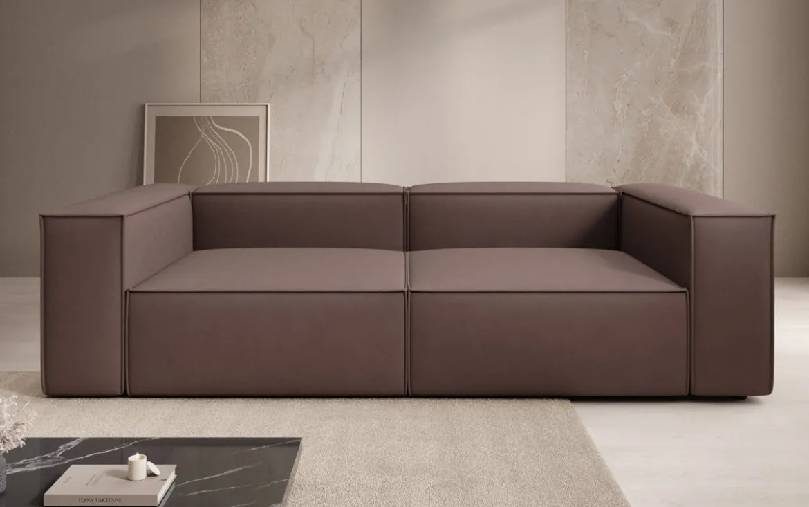 Designer Sofa Lesley 3 Sitzer in Stoff