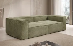 Designer Sofa Lesley 3 Sitzer in Cord