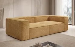 Designer Sofa Lesley 3 Sitzer in Cord