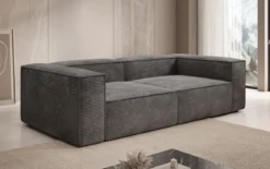 Designer Sofa Lesley 3 Sitzer in Cord