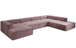 Designer Sofa Lesley U XXL in Cord