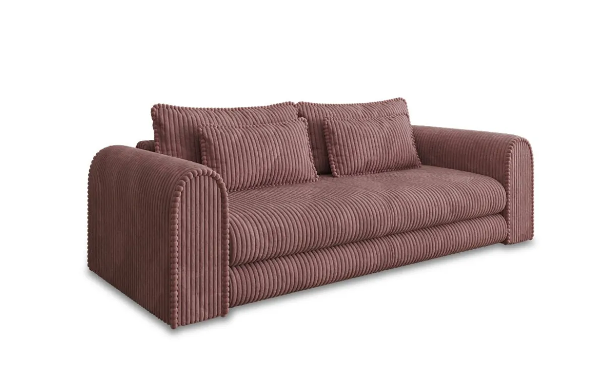 Designer Sofa Lil Buddy 3 Sitzer mit Schlaffunktion und Stauraum in Breitcord