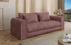 Designer Sofa Lil Buddy 3 Sitzer mit Schlaffunktion und Stauraum in Breitcord