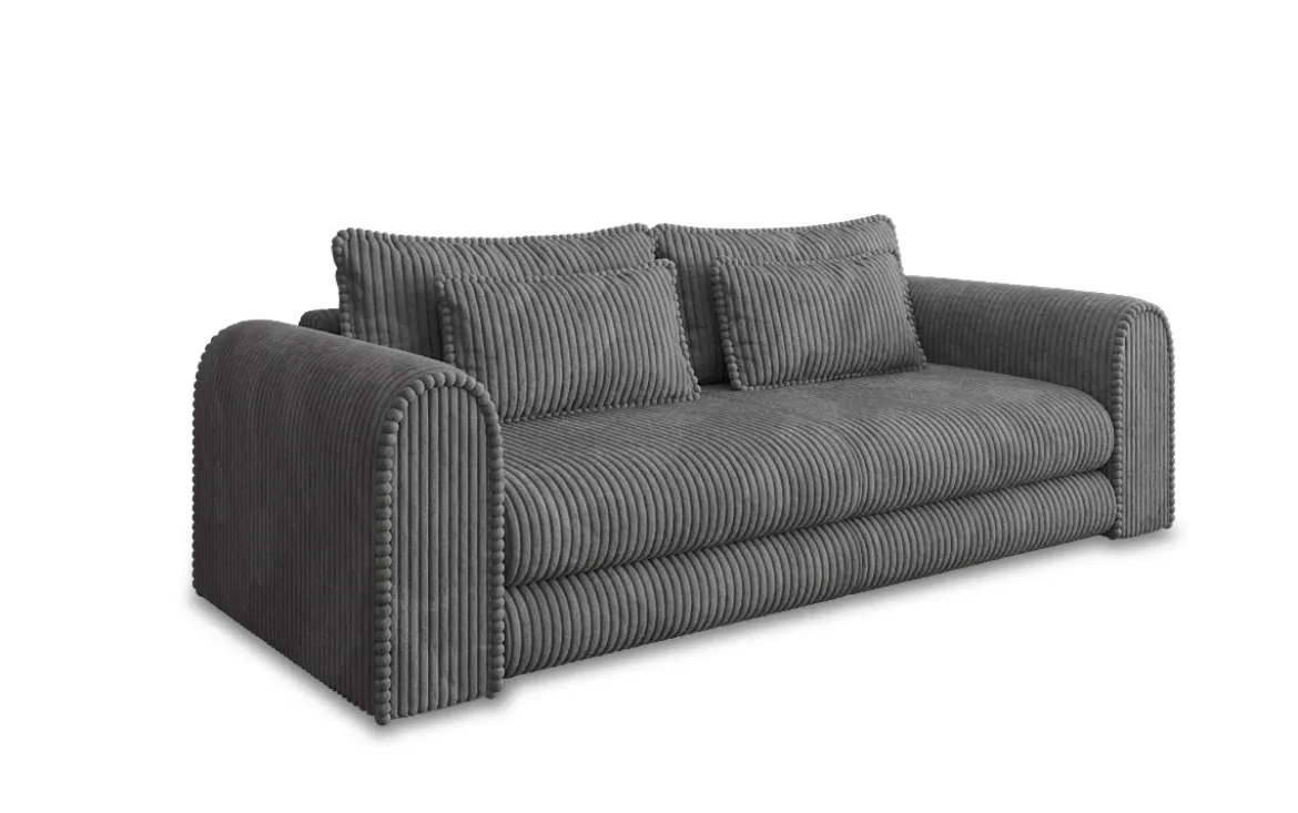 Designer Sofa Lil Buddy 3 Sitzer mit Schlaffunktion und Stauraum in Breitcord