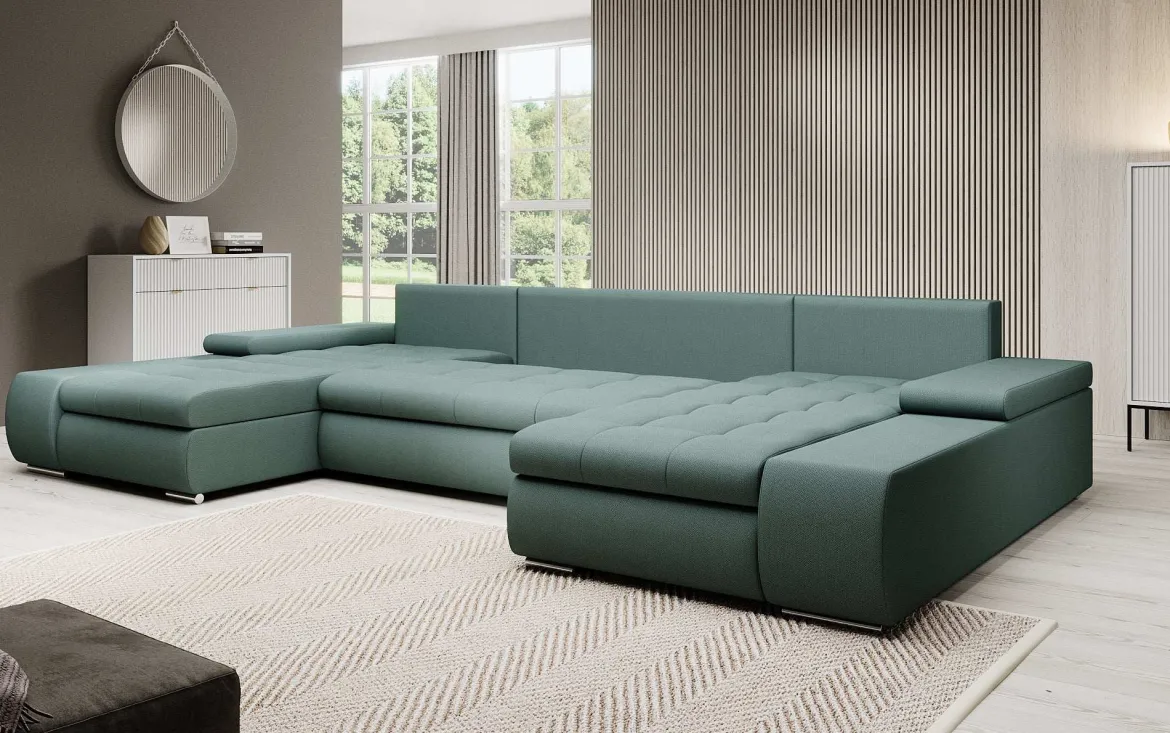 Designer Sofa Martino mit Schlaffunktion