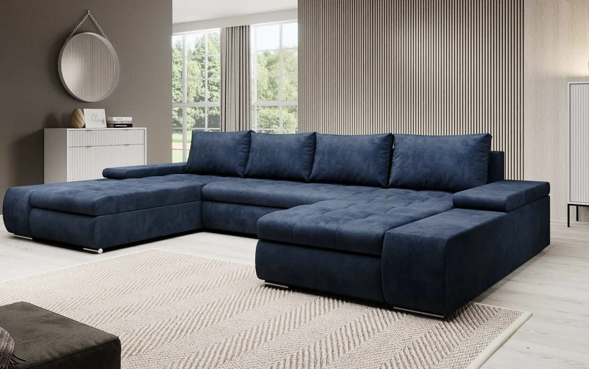 Designer Sofa Martino mit Schlaffunktion
