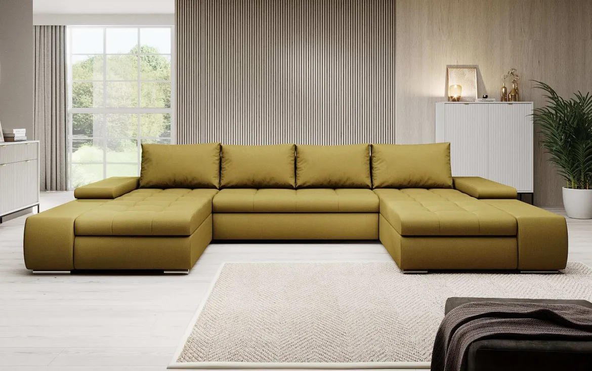 Designer Sofa Martino mit Schlaffunktion