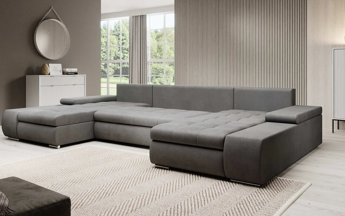 Designer Sofa Martino mit Schlaffunktion