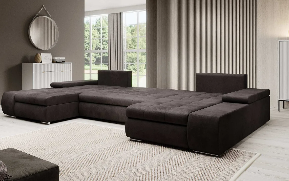 Designer Sofa Martino mit Schlaffunktion