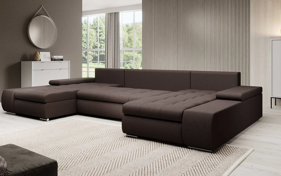 Designer Sofa Martino mit Schlaffunktion