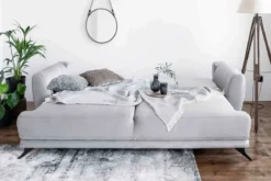 Designer Sofa Megan mit Schlaffunktion und Stauraum