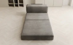 Designer Sofa Mittelmodul Lazy in Samt