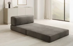 Designer Sofa Mittelmodul Lazy in Samt