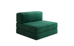 Designer Sofa Mittelmodul Lazy in Samt