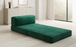 Designer Sofa Mittelmodul Lazy in Samt