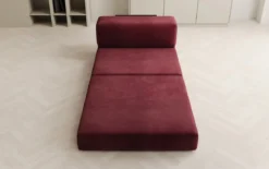 Designer Sofa Mittelmodul Lazy in Samt