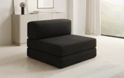 Designer Sofa Mittelmodul Lazy in Bouclé