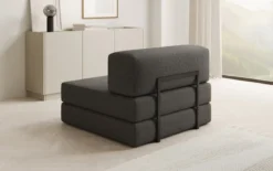 Designer Sofa Mittelmodul Lazy in Bouclé