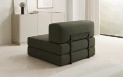 Designer Sofa Mittelmodul Lazy in Bouclé