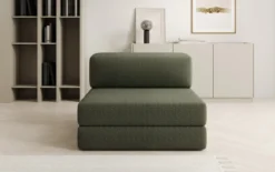 Designer Sofa Mittelmodul Lazy in Bouclé