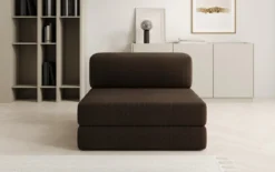 Designer Sofa Mittelmodul Lazy in Bouclé