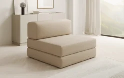 Designer Sofa Mittelmodul Lazy in Bouclé