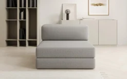 Designer Sofa Mittelmodul Lazy in Bouclé