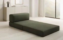 Designer Sofa Mittelmodul Lazy in Bouclé