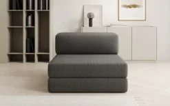 Designer Sofa Mittelmodul Lazy in Bouclé