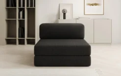 Designer Sofa Mittelmodul Lazy in Bouclé
