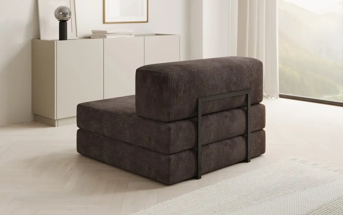 Designer Sofa Mittelmodul Lazy in Cord